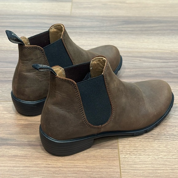 Blundstone Women’s #1970 Low Heel Chelsea Boots in Antique Brown Size 8 - Picture 4 of 12